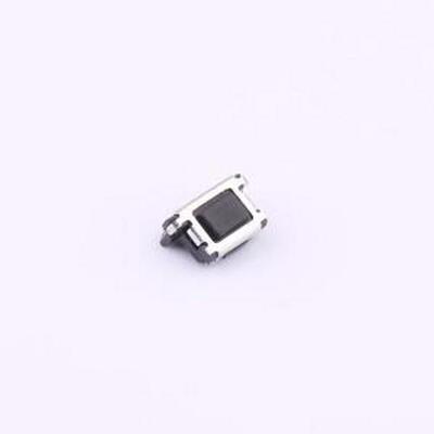 THAM41-JB-R 轻触开关 3x4.5沉板式/贴片/2.6H/160gf/全黑/黄胶/