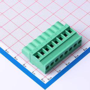 MX2EDGKB-5.08-08P-GN01-Cu-Y-A 插拔式接线端子 5.08mm 排数:1