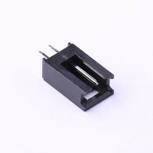 M2530V-02-BK 线对板/线对线连接器 1x2P 间距:2.54mm 直插 插件,