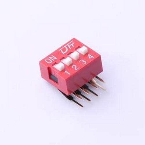 KF1003-04P-R0-DFT-02B 拨码开关 KF100