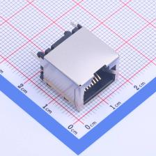 MJ88C-B111-HP4-P 以太网连接器(RJ45 RJ11) RJ45 直插 不带LED H