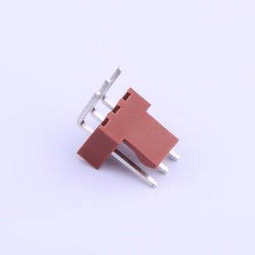 X2510WR-03SP-N0SN 线对板/线对线连接器 1x3P 间距:2.54mm 弯插