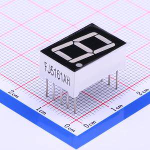 FJ5161AH LED数码管 1位0.56英寸红色数码管 共阴极 插件 原装现
