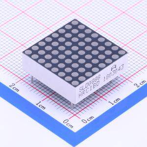 SLD0888HRC1BD LED点阵 8x8位共阴极红色LED点阵 插件 原装现货