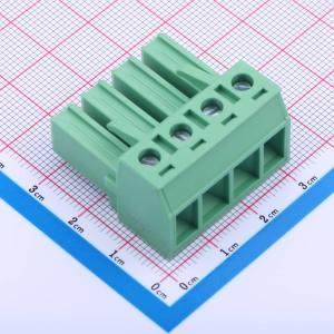 JL5EDGK-76204G01 插拔式接线端子 1x4P 7.62mm 排数:1 每排P数:4