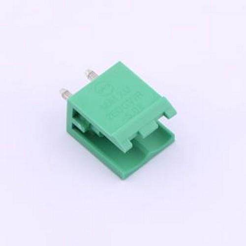 MX2EDGV-5.08-02P-GN01-Cu-A 插拔式接线端子 5.08mm 1x2P 排数:1