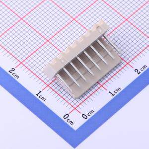 HC-2510-8AW 线对板/线对线连接器 2.54mm 1x8P 弯插 1x8P 间距P=