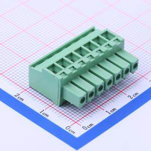 WJ15EDGKB-3.81-7P 插拔式接线端子 3.81mm 1x7P 排数:1 每排P数: