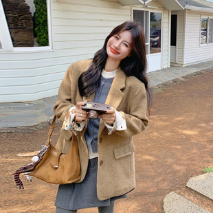 2.7韩系西装外套女春季通勤百搭气质休闲西服258/278