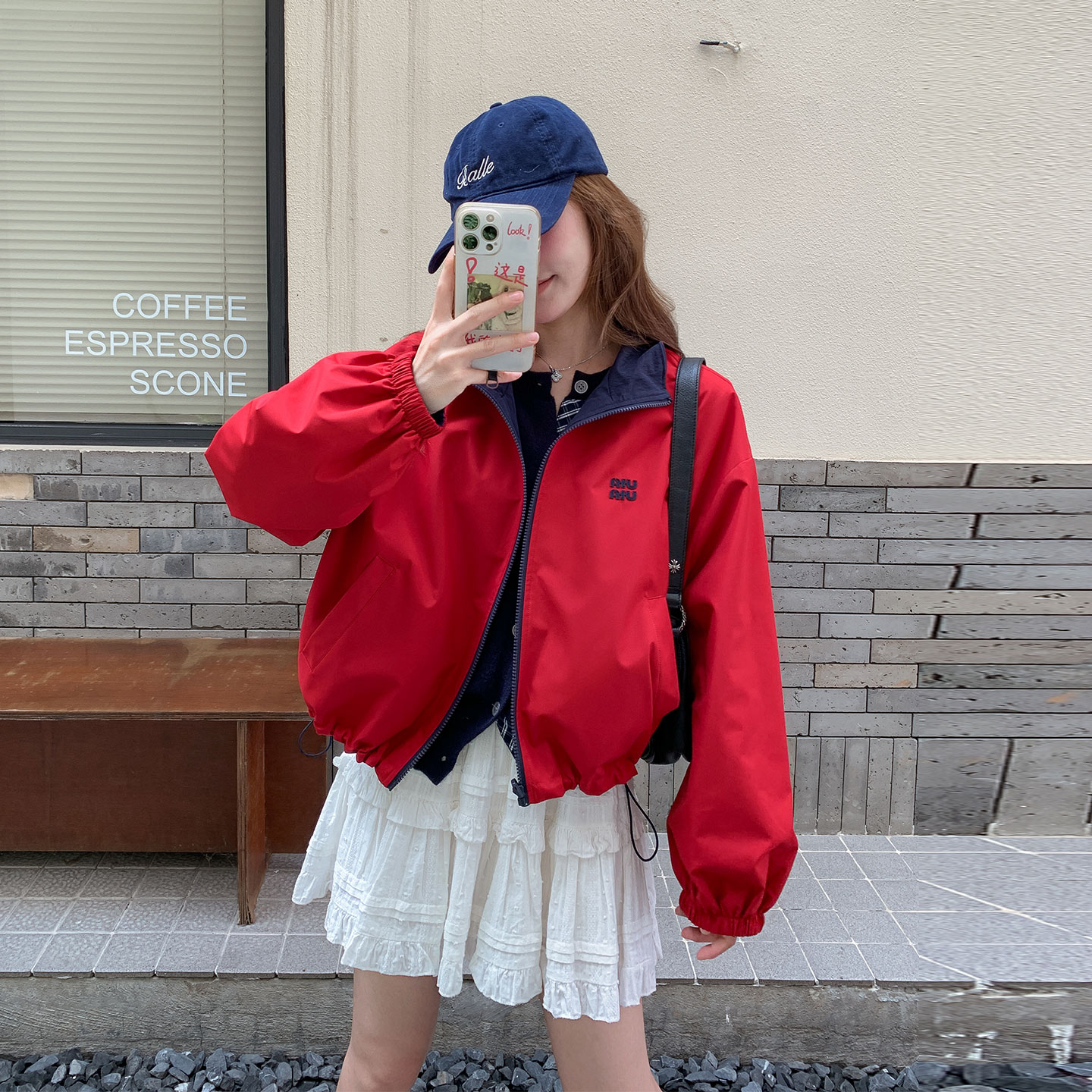 早秋小众绝美设计感两面穿外套女2026新款韩式休闲甜酷风抽绳夹克