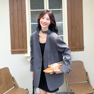 2.7轻熟风西装外套女2026春季新款韩版高级感258/278
