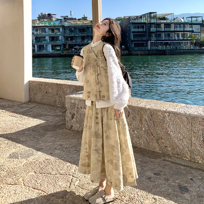 新中式国风套装女春季