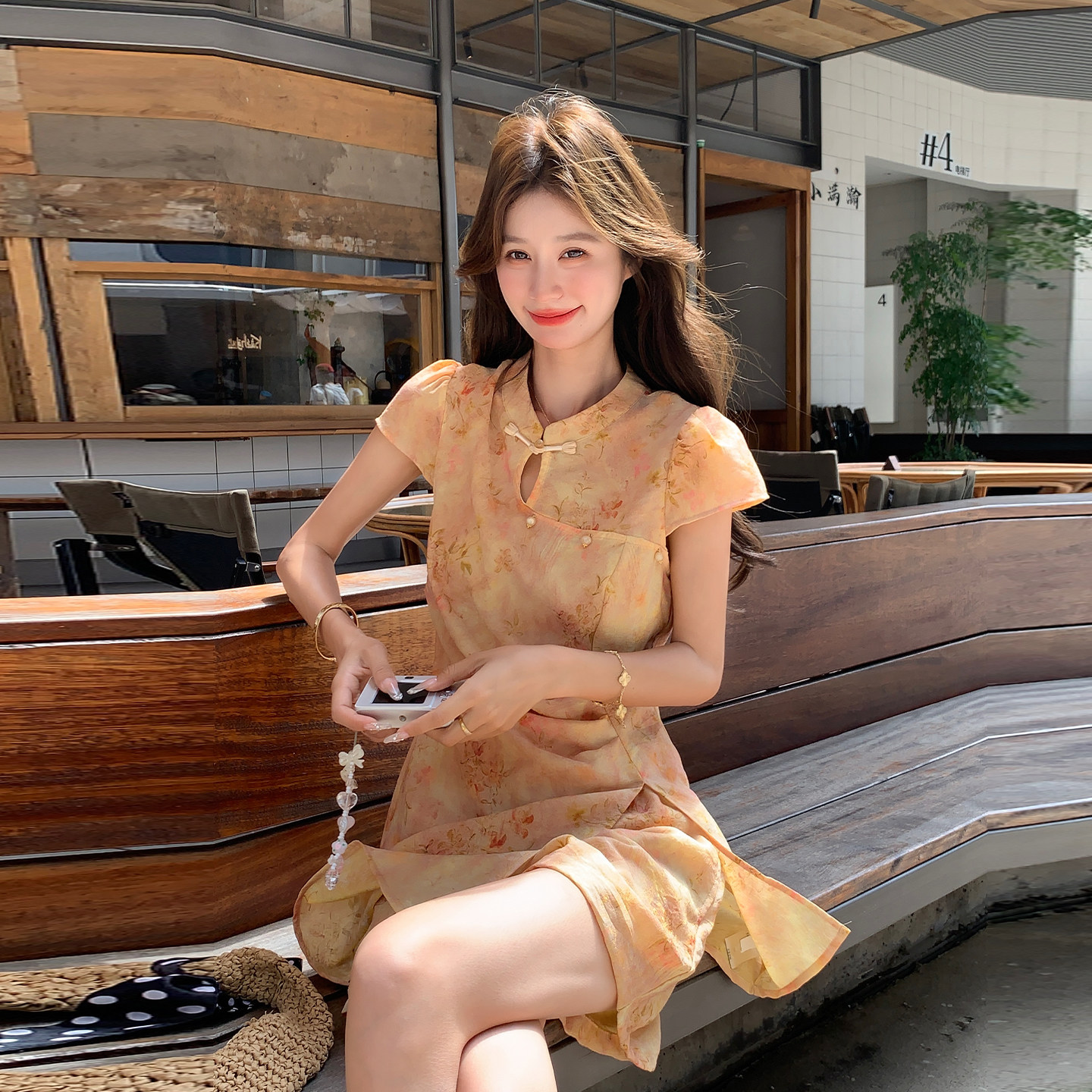 2026新中式盘扣女夏季两件套