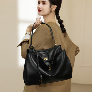 2026新通勤风rodeobag斜挎牛皮托特包真皮女包大容量高级感腋下包