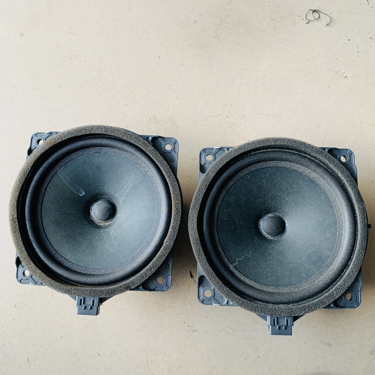 韩系高配拆车音响喇叭哈曼卡顿羊毛盆6.5寸中低音一对价格