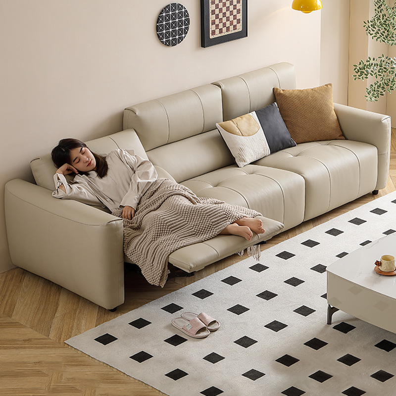 掌上明珠意式极简头层真皮沙发