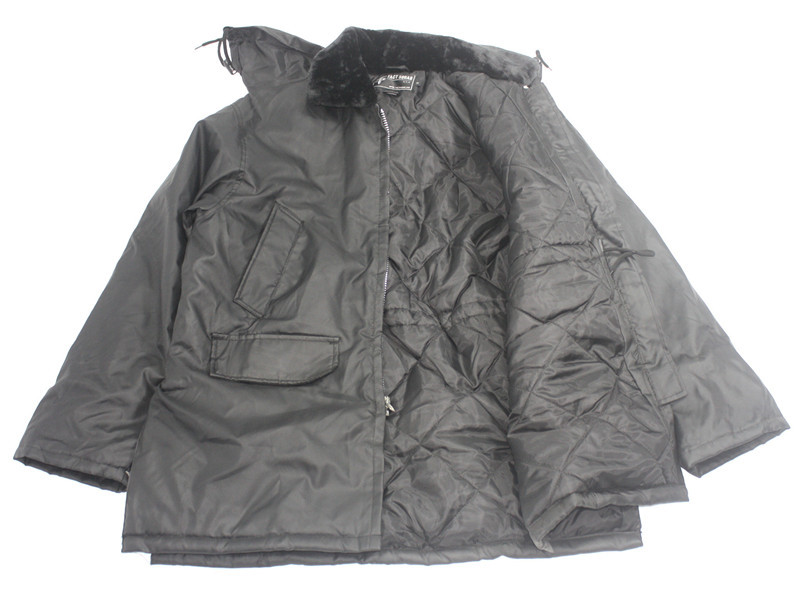 欧美单冬季户外胖哥大版夹棉轻便保暖棉服防风雪特体制服纯色棉衣