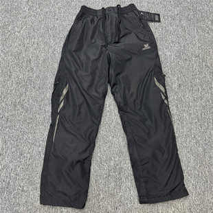 休闲多口袋防寒骑行登山裤 美式 户外夹棉轻便防风多兜长裤 秋冬季