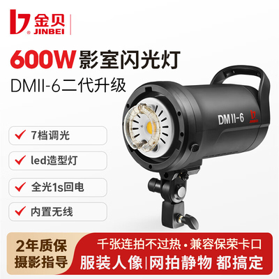 金贝DMII-6影室摄影闪光灯