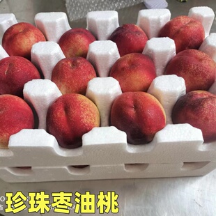 山西产惊艳脆桃珍珠枣油桃现摘现发脆甜托盘装整箱包邮