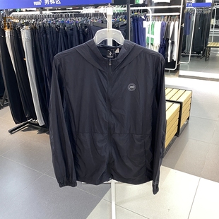 Skechers斯凯奇新款 男子外套运动风舒适防晒梭织连帽外套P224M032