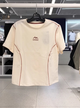 Skechers斯凯奇女新款运动休闲透气圆领短袖T恤P325W004-P225W020