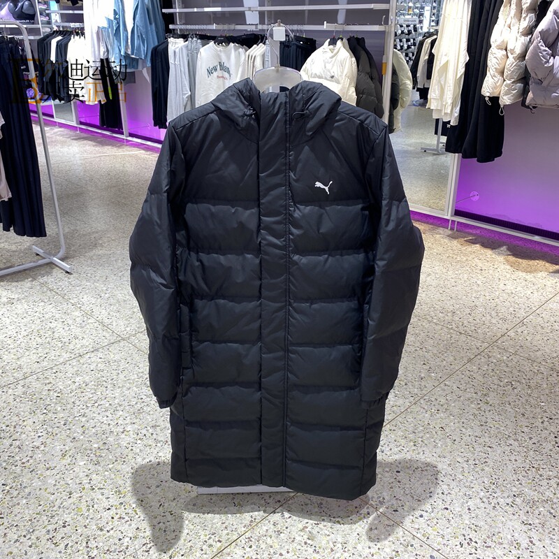 Puma彪马男女保暖防风长款羽绒服