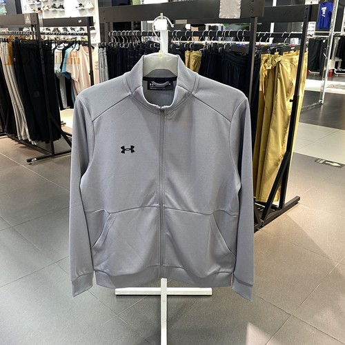 安德玛UA男v立领运动夹克外套