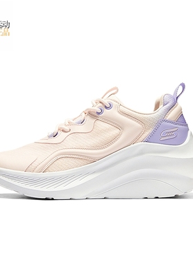 Skechers/斯凯奇女鞋新款休闲运动风简约舒适透气跑步鞋117519