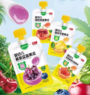 方广麦兜伙伴婴幼儿果泥 多种口味 100克/袋