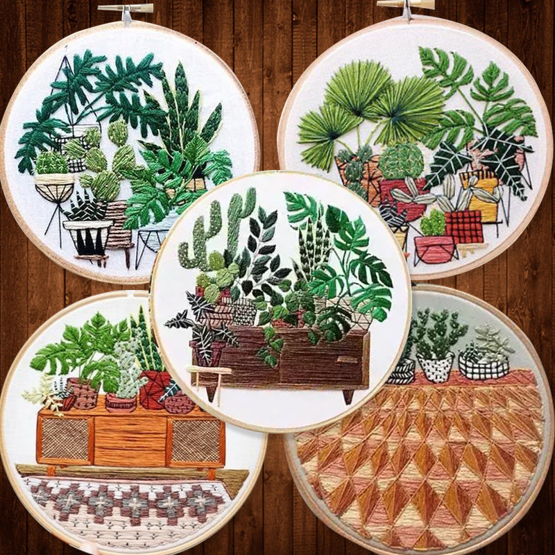 新品欧式刺绣diy立体十字绣3d初级基础手工创意材料包田园风风景_虎窝淘