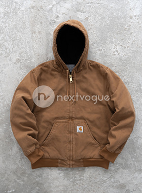 【NextVogue】carhartt wip active jacket 连帽夹棉夹克棉衣外套