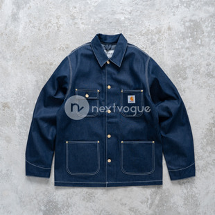 wip NextVogue chore coat牛仔单宁四袋夹克外套 carhartt