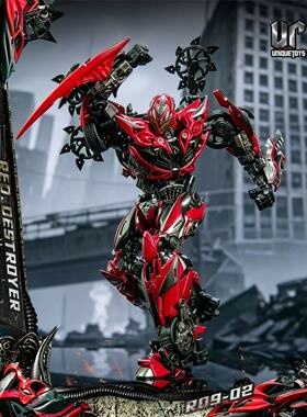 UniqueToys UT R-09 毒刺 红猛毁灭者电影4系列汽车人变形玩具