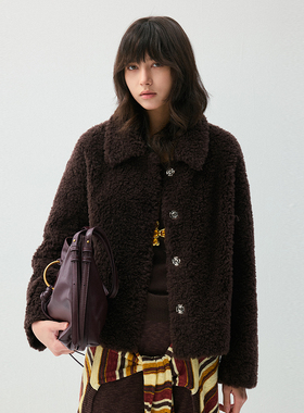 VIVIDINI休闲百搭翻领女士外套