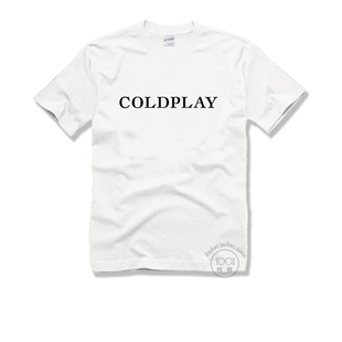 音乐节 COLDPLAY酷玩乐队 吉尔丹男女直筒宽松t恤圆领纯棉短袖