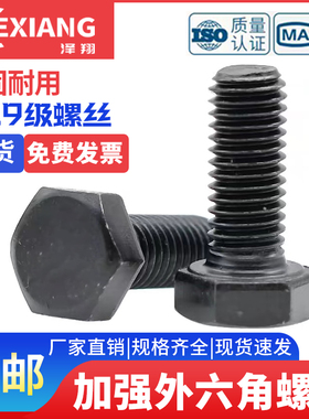 10.9级外六角螺丝高强度螺栓M20*80x100x120x150x160x200x250x300