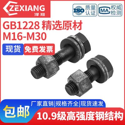 头钢结构螺栓109级高强度G