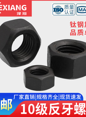 10级反牙螺母左旋反丝反扣螺帽M10M12M14M16M20M24M27M30M36-M64