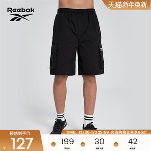 大口袋梭织宽松休闲短裤 工装 男女同款 Reebok锐步官方24新品