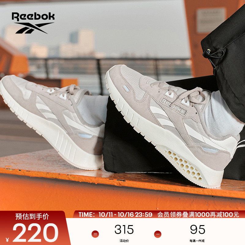Reebok锐步官方24新品男女情侣款CL LEATHER运动休闲缓震蜂巢跑鞋