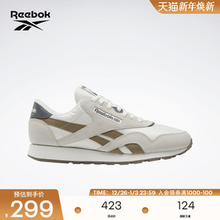 NYLON运动休闲莫兰迪复古跑鞋 男女鞋 Reebok锐步官方24新品