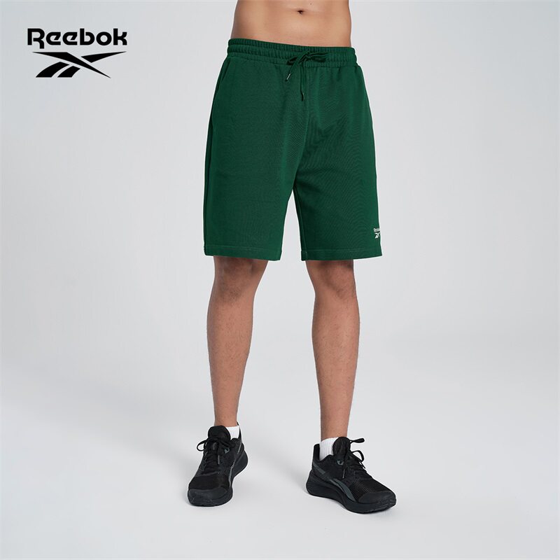 Reebok锐步官方26新品男女同款针织柔软舒适休闲运动简约短裤