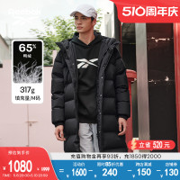 Reebok锐步官方23年秋冬男女JKT/DOWN基础长款运动休闲保暖羽绒服