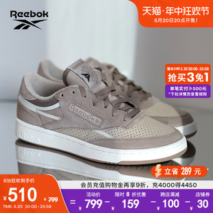 Vintage孔洞透气复古运动休闲板鞋 Reebok锐步官方男女Club