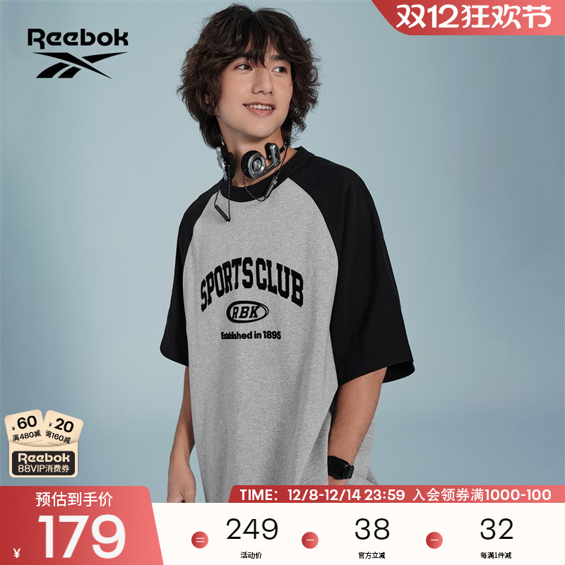 锐步短袖针织ReebokT恤