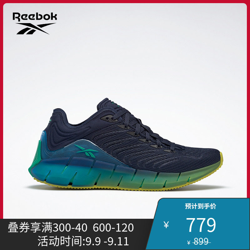 Reebok锐步官方运动经典 zig Kinetica 女子休闲跑步鞋 FX1108