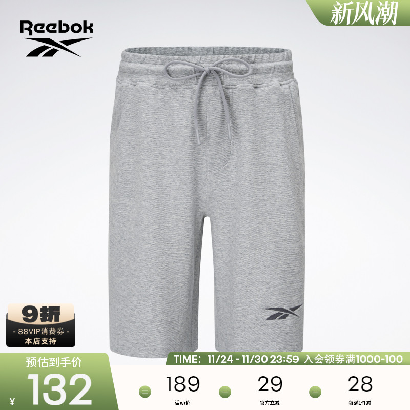 男女同款短裤REEBOK运动休闲