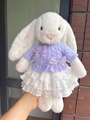 彩菲手作原创设计巴塞罗熊衣服邦尼兔31㎝36㎝裙子娃衣（不含玩偶