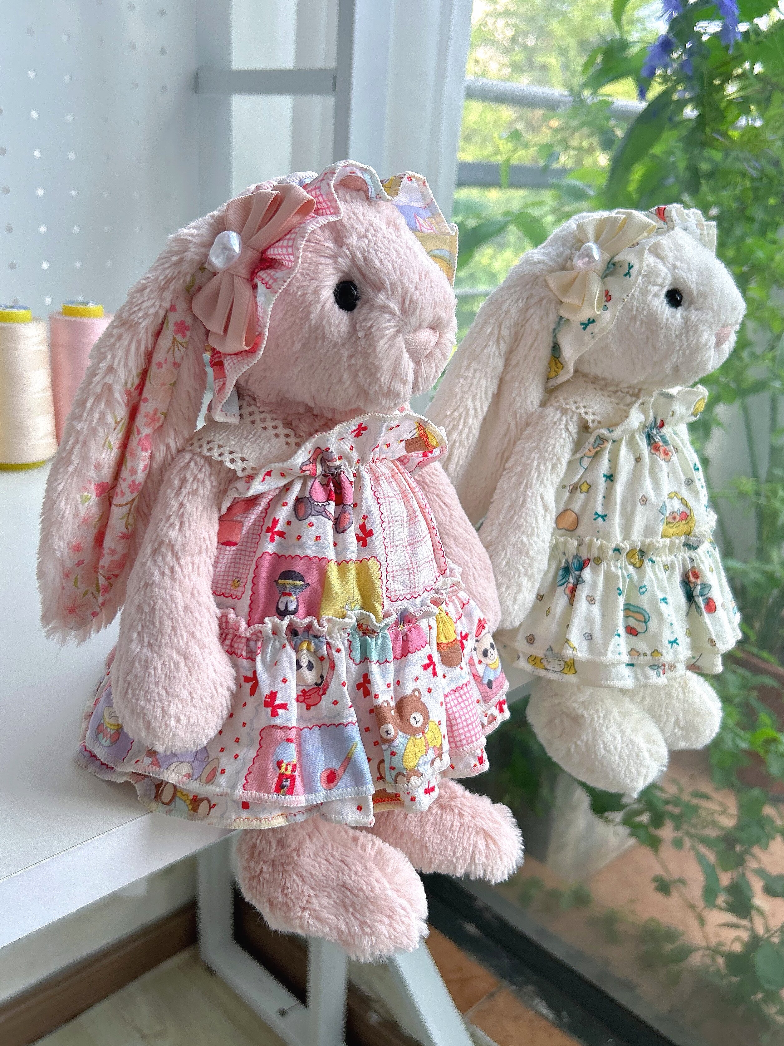 彩菲手作31cm邦尼兔衣服伽百利兔30cm裙子中号史马吉兔子娃衣礼物图片
